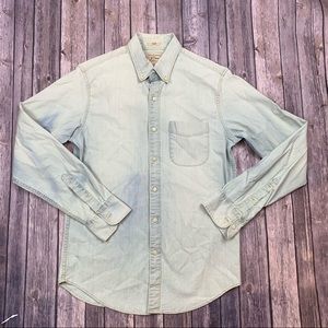 J. Crew slim fit denim shirt